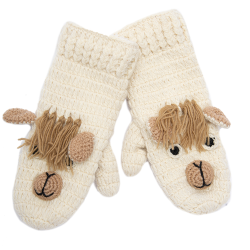 NIRVANA DESIGNS NIRVANA DESIGNS CROCHET PONY MITTENS