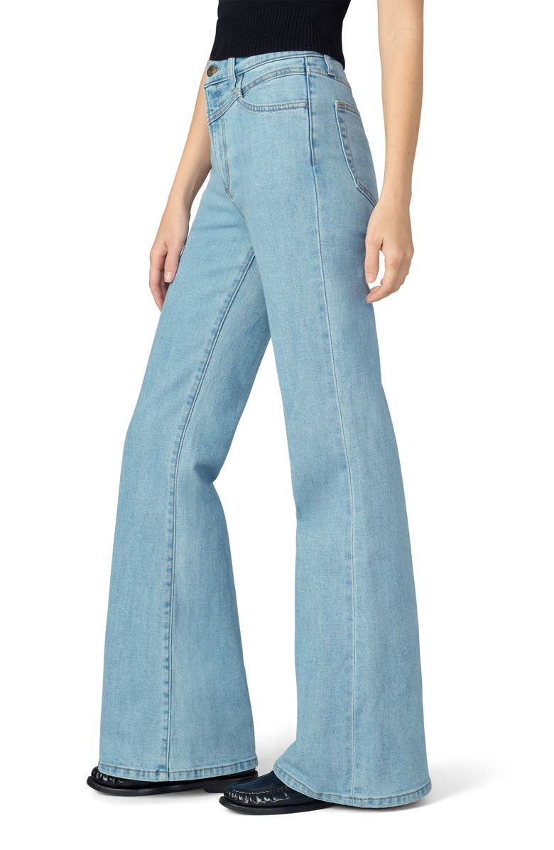 Joe's V-Yoke High Waist Flare Jeans, Alternate, color, Auckland