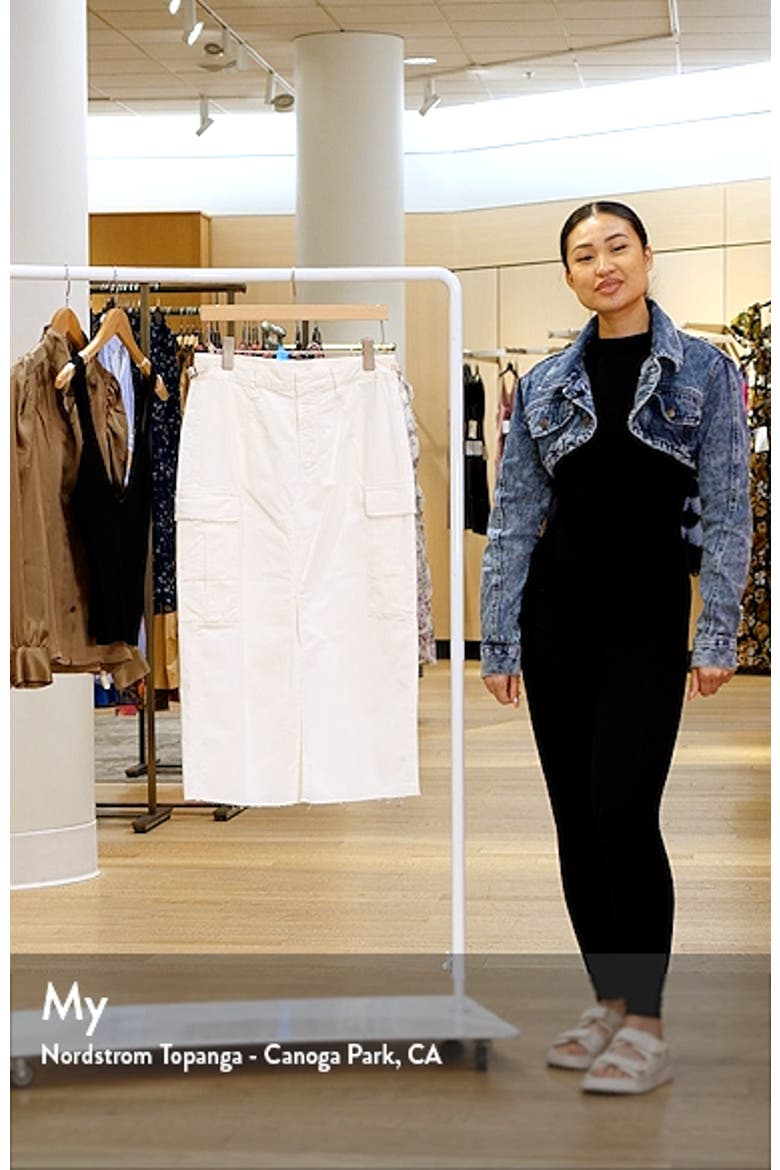 Cargo Midi Skirt video