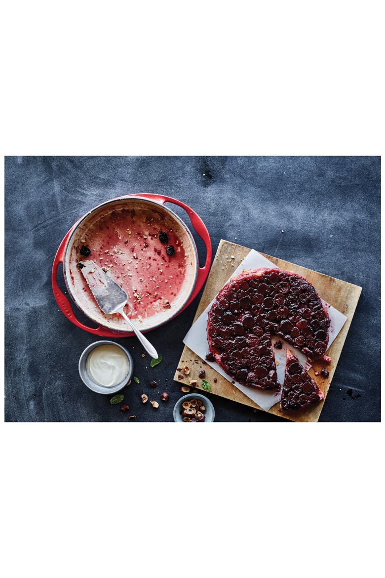 Heritage 2 Quart Tarte Tatin Dish, Alternate, color, cerise