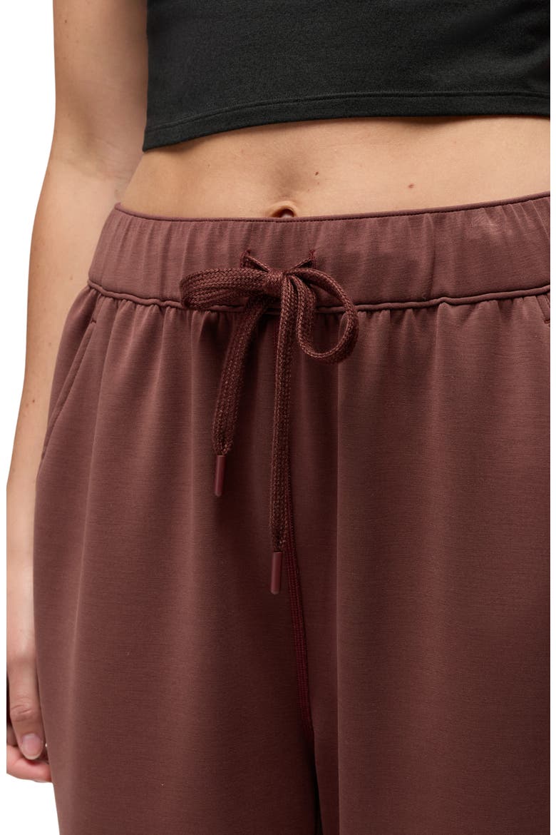 Shea High Waist Drawstring Joggers, Alternate, color, CACAO