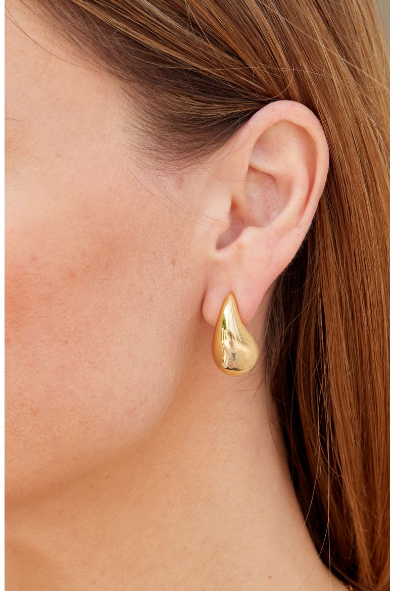 Teardrop Earrings, Alternate, color, YELLOW