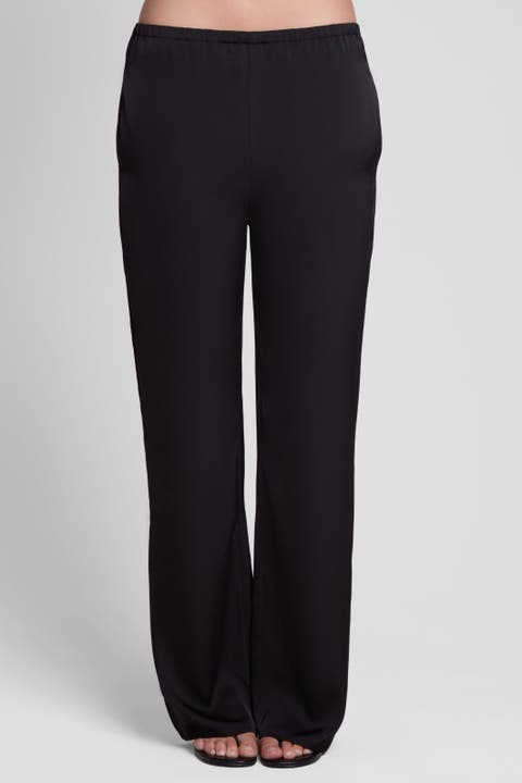 Soho Satin Straight Leg Pants