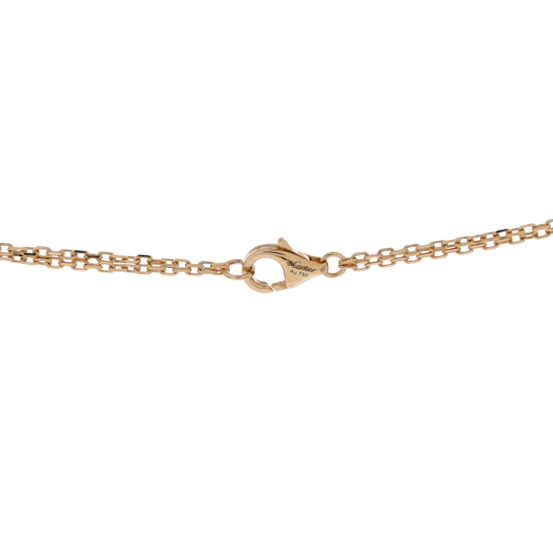 2 Diamonds Love Pendant Necklace 18K Yellow Gold and Diamonds, Alternate, color, Metallic Gold