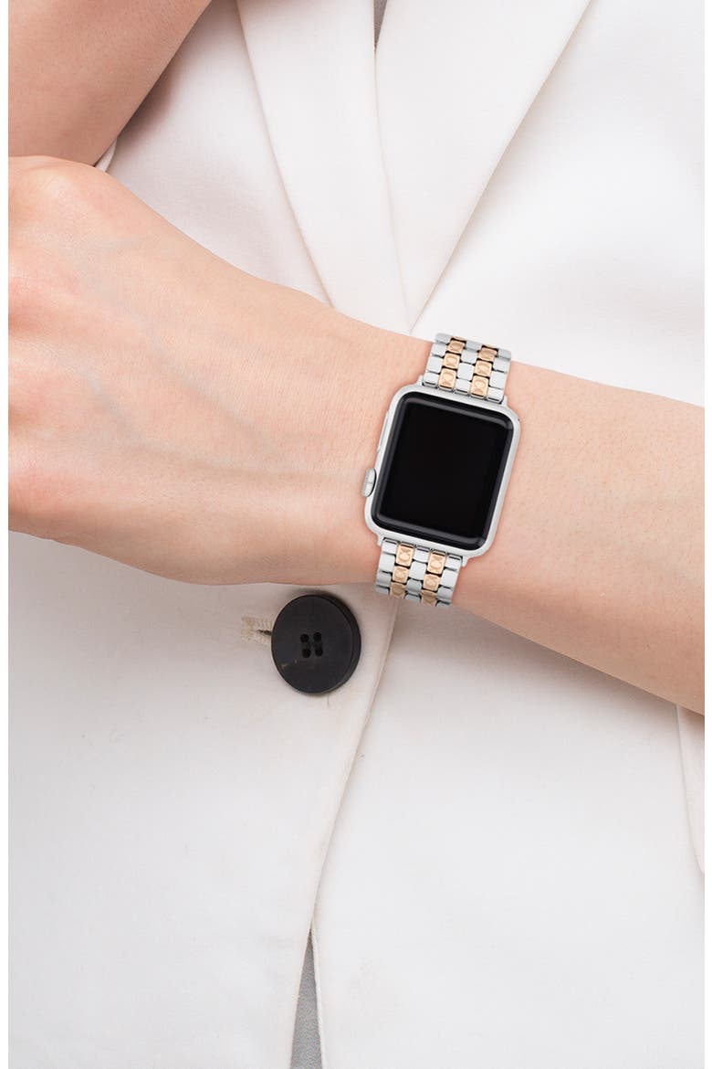 Apple Watch® Two-Tone Bracelet Watchband, Alternate, color, TWO TONE