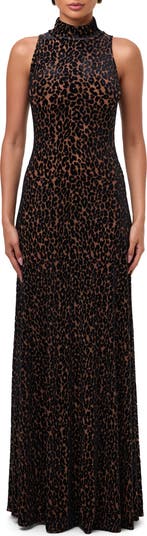 Burnout Sleeveless Maxi Dress