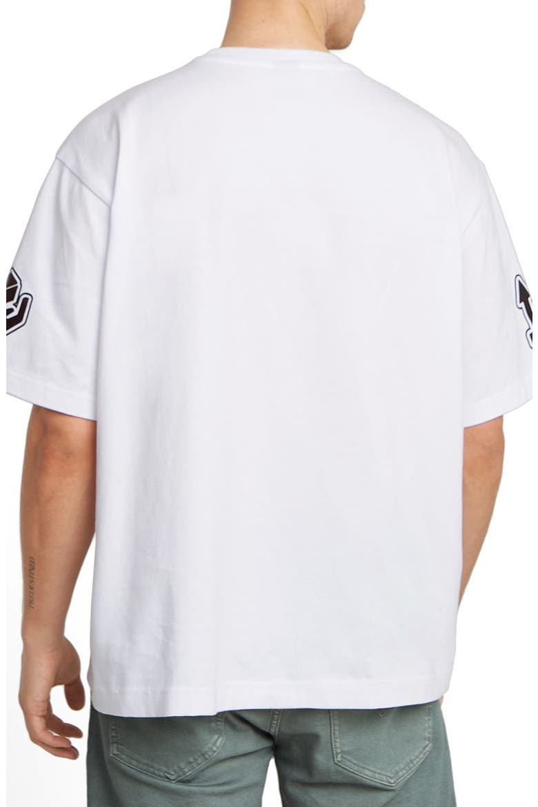 Barcode Boxy Organic Cotton Graphic T-Shirt, Alternate, color, WHITE
