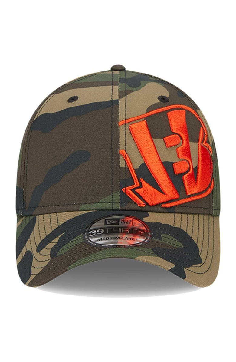 New Era Men's New Era Camo Cincinnati Bengals  Punched Out 39THIRTY Flex Hat, Alternate, color, 