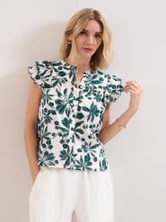 Phase Eight Rena Cotton Blouse
