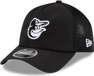 New Era Men's New Era Black Baltimore Orioles 2026 Batting Practice Apex 9FORTY Adjustable Trucker Hat