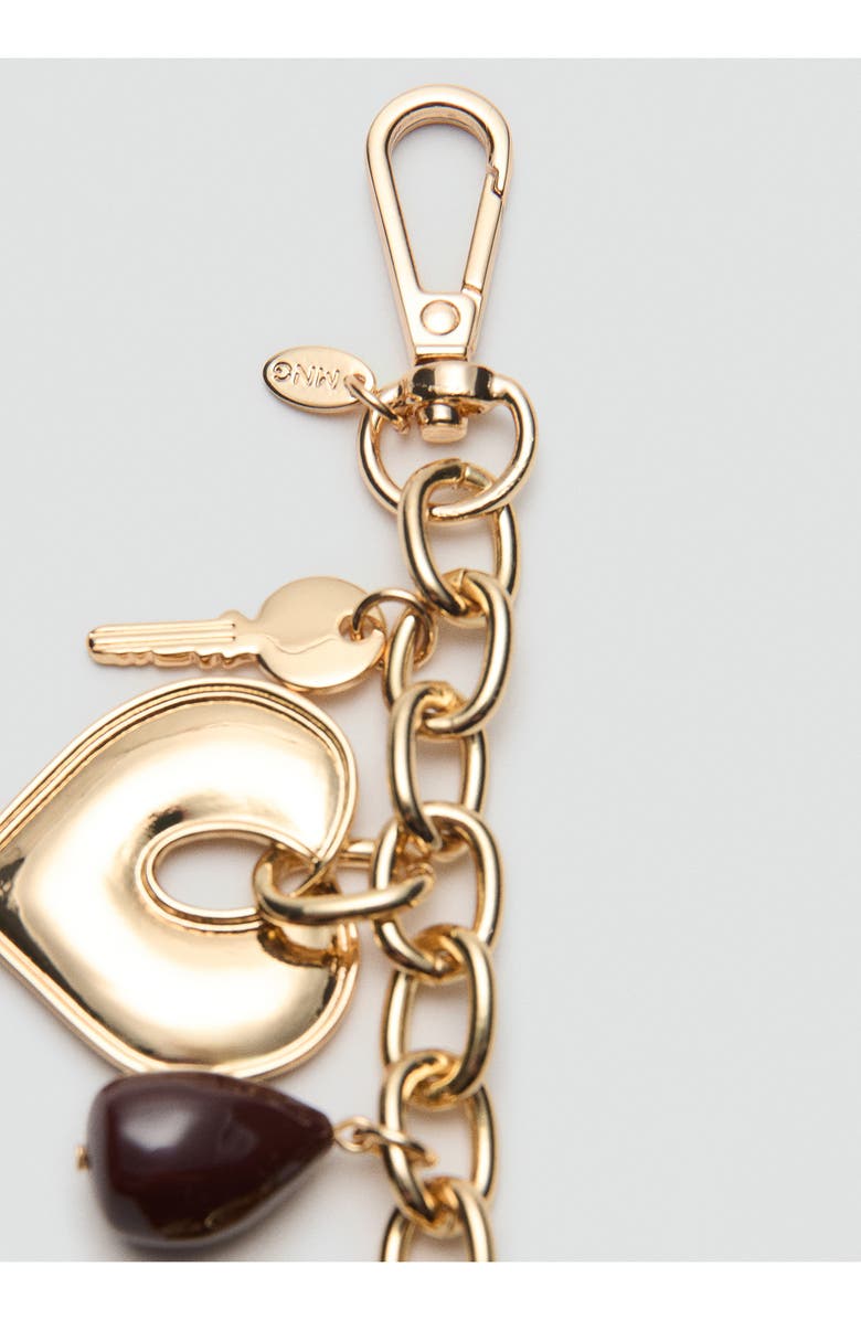 MANGO Multicharm Chain Belt, Alternate, color, Gold