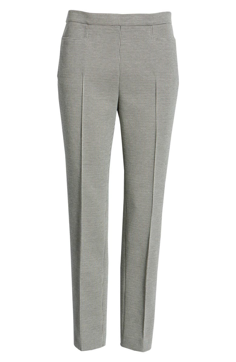 Akris punto Franca Mini Gingham Pants, Alternate, color, 