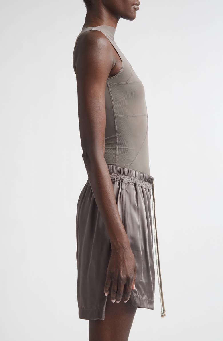 Rick Owens Temple Sleeveless Tulle Top, Alternate, color, Dust