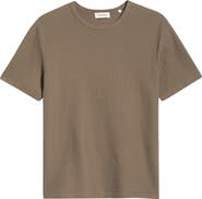 FRAME Textured Cotton Jacquard T-Shirt