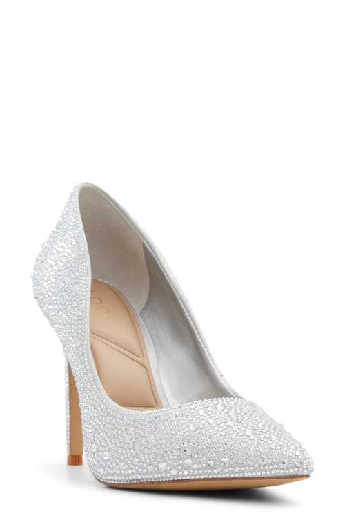 ALDO Stessy 2.0 Pointed Toe Pump in Silver 