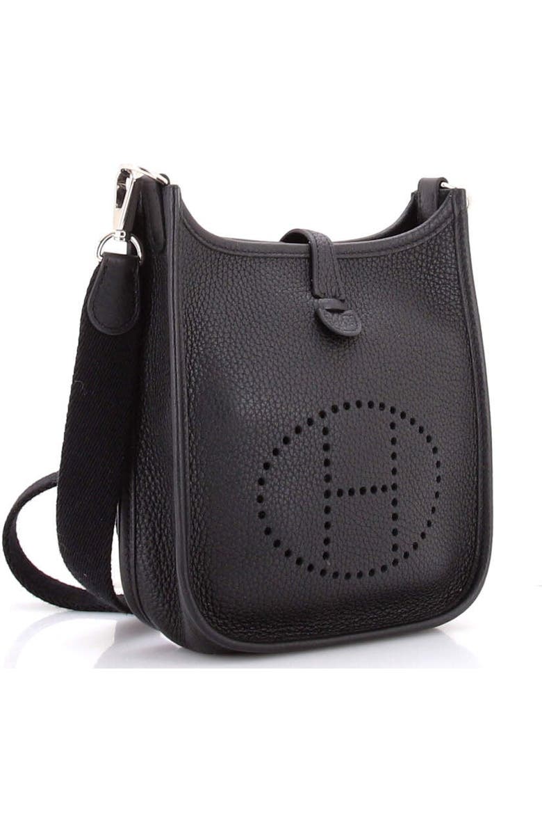 Pre-Owned Hermes Evelyne Bag Gen III Clemence TPM, Alternate, color, Noir