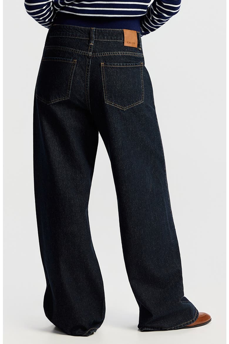 Tair High-waist Wide-leg Jeans, Alternate, color, Dark Blue