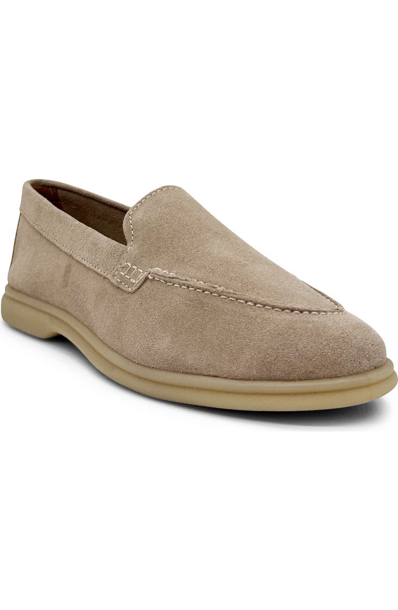 CHELSEA CREW Lama Suede Loafer, Main, color, Stone Suede