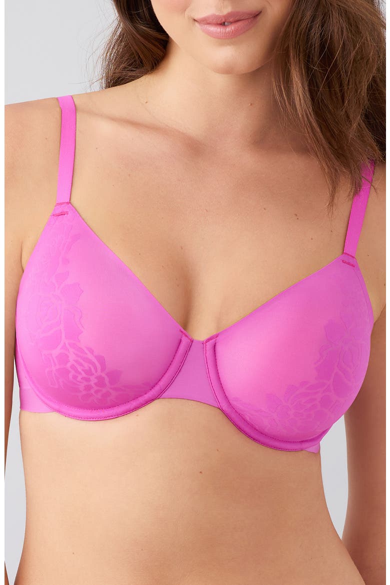 Confidence Boost™ Underwire Bra, Main, color, WILD AZALEA