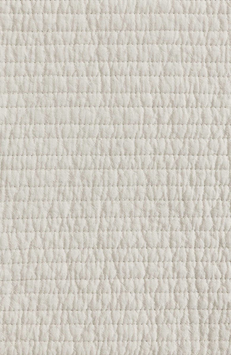 Nautica Seashore Stitch Queen Quilt Sham Set, Alternate, color, Beige