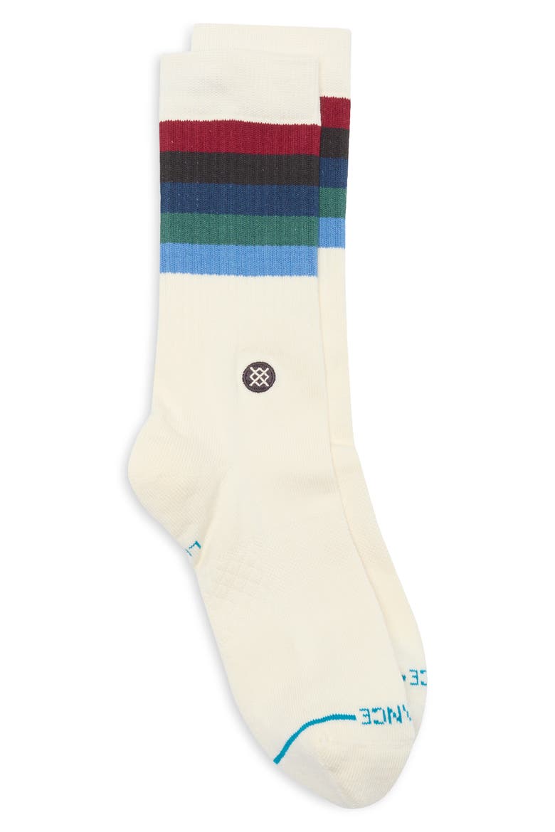 Maliboo Crew Socks, Main, color, CANVAS