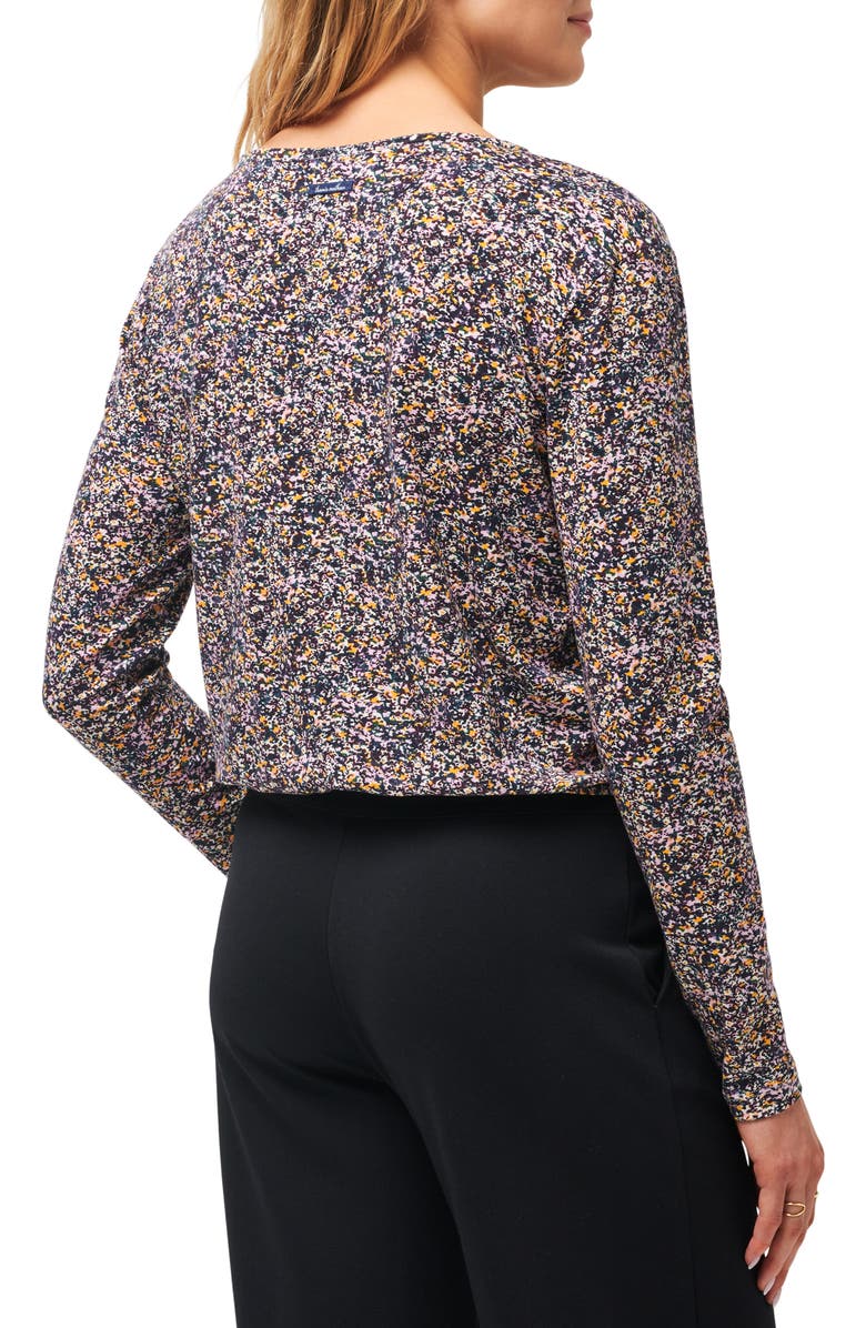 TravisMathew Glorious Morning Floral Faux Wrap T-Shirt, Alternate, color, 