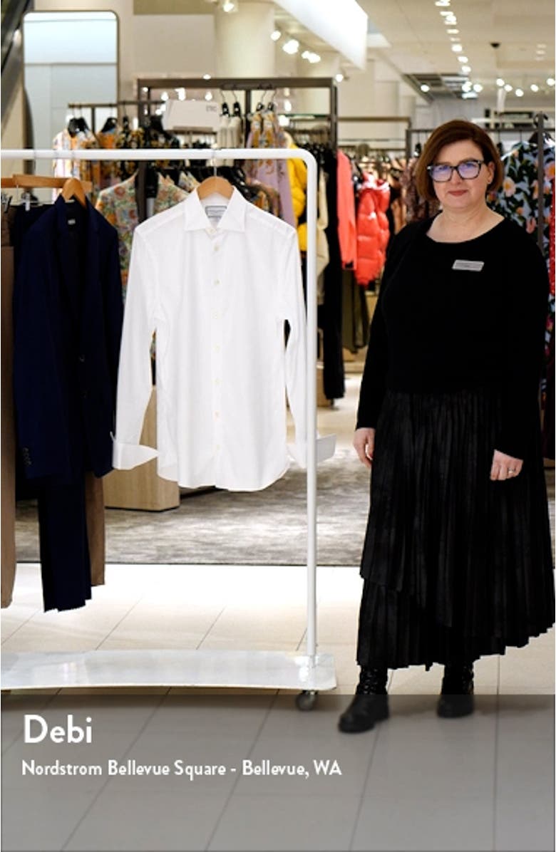 Slim Fit Egyptian Cotton Twill Dress Shirt, sales video thumbnail