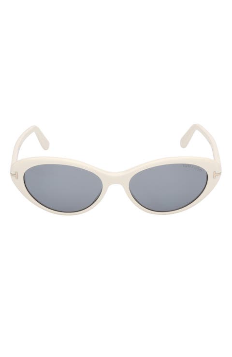 Celina-02 55mm Oval Sunglasses