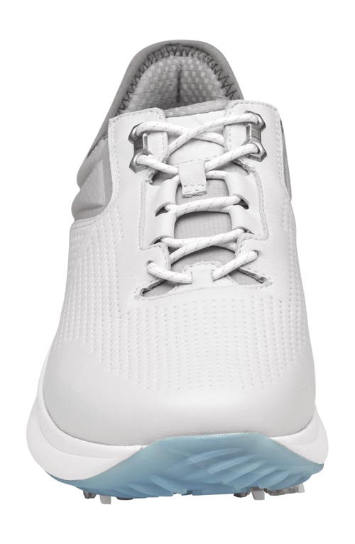Johnston & Murphy Hts1-luxe Waterproof Golf Shoe In Gray