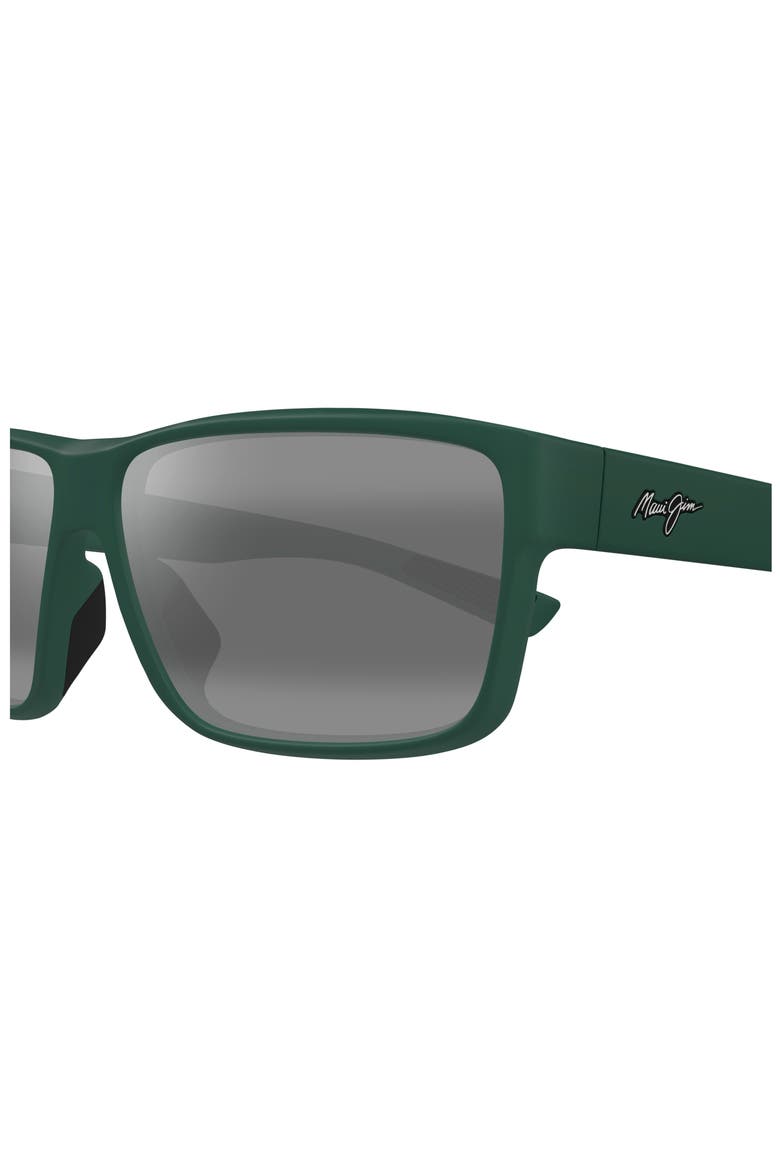 Uila 62mm Oversize PolarizedPlus2® Wrap Sunglasses, Alternate, color, MATTE DARK MILITARY GREEN