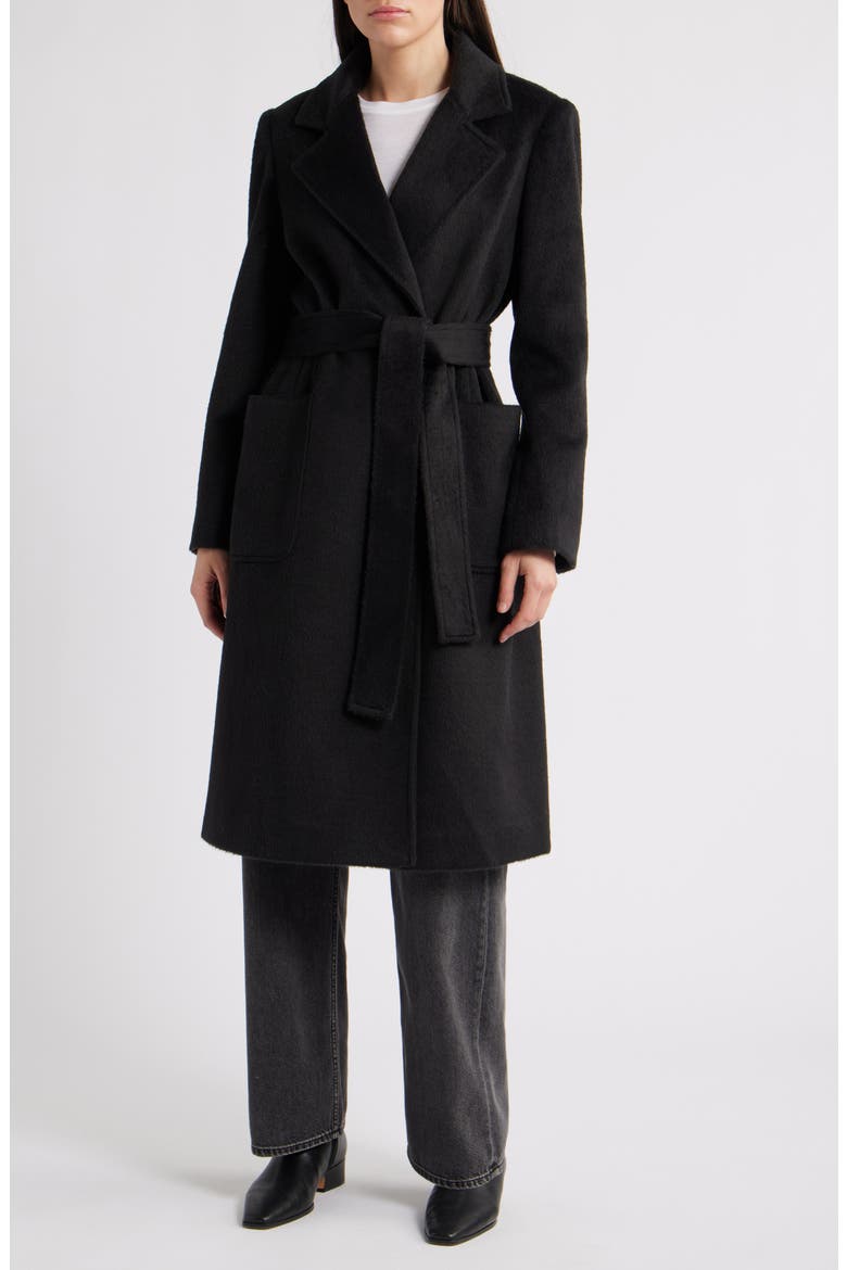 Longline Wrap Coat (Women) | Nordstrom