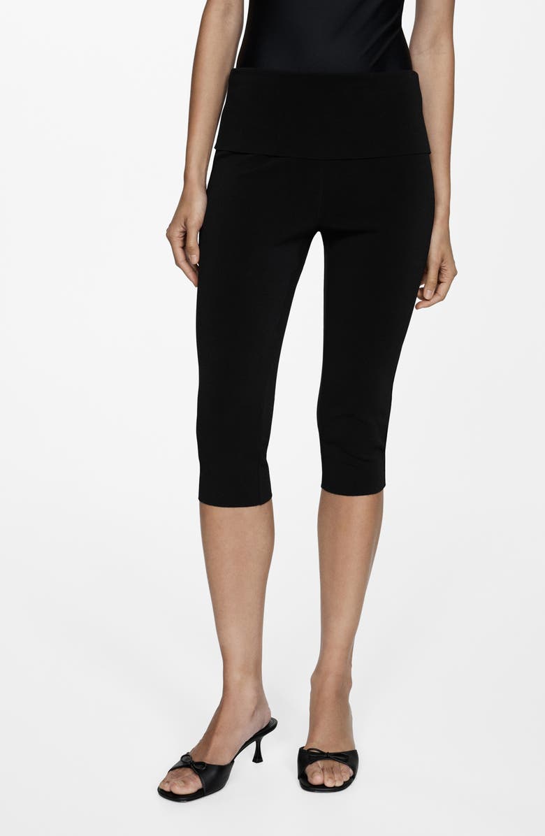 MANGO Tiberio Capri Leggings, Main, color,