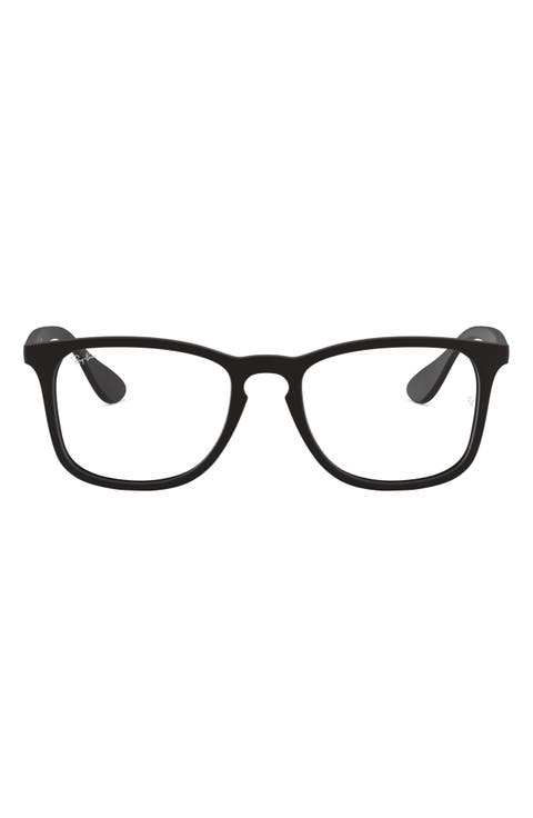 Unisex 52mm Square Optical Glasses