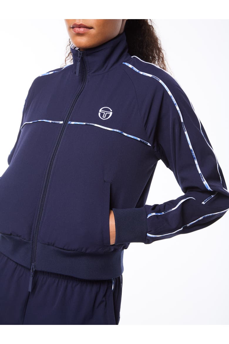 Women's Lioni Track Jacket, Alternate, color, MARITIME BLUE