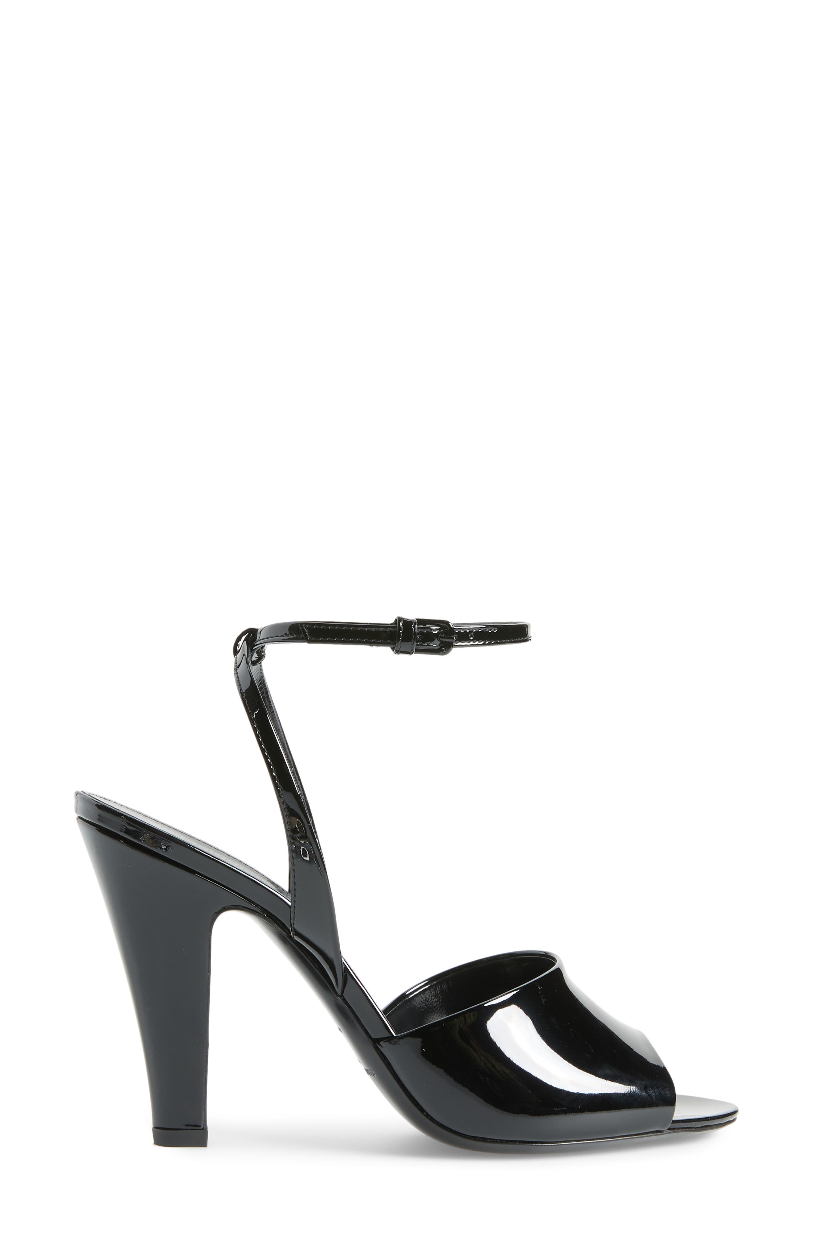Saint Laurent Scandale Ankle Strap Sandal, Alternate, color, 