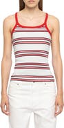 Zadig & Voltaire Albao Stretch Cotton Rib Tank