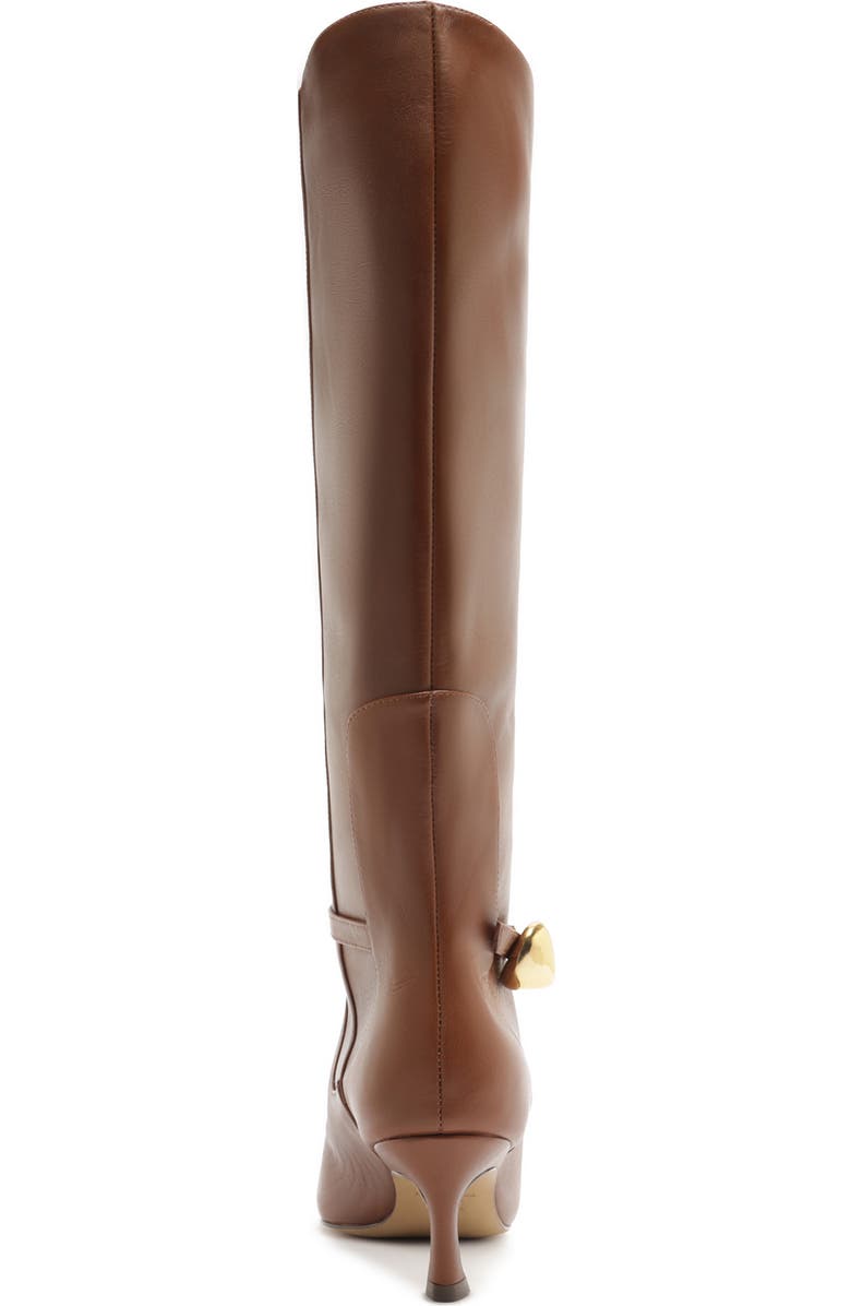 Arezzo Farrah Pointed Toe Knee High Boot, Alternate, color, Warm Caramel