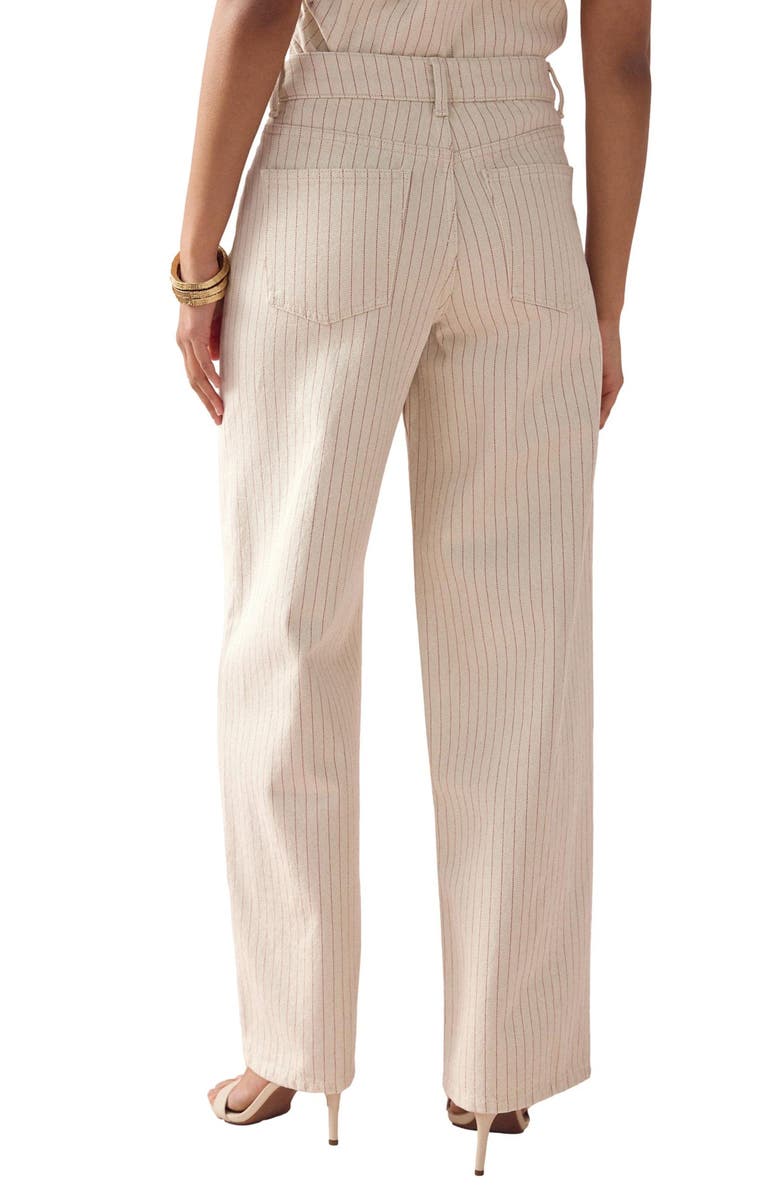 NEXT Stripe Straight Leg Jeans, Alternate, color,