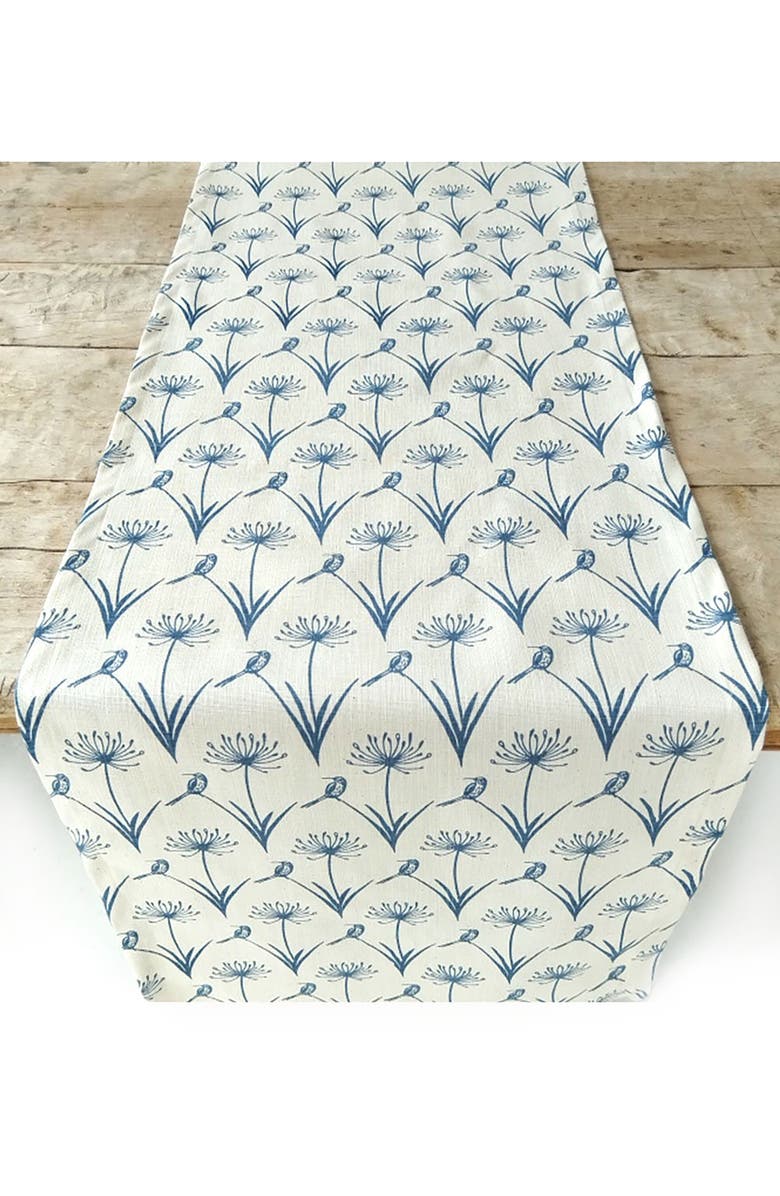 FRENCH HOME Botanical Table Runner, Main, color, Sky