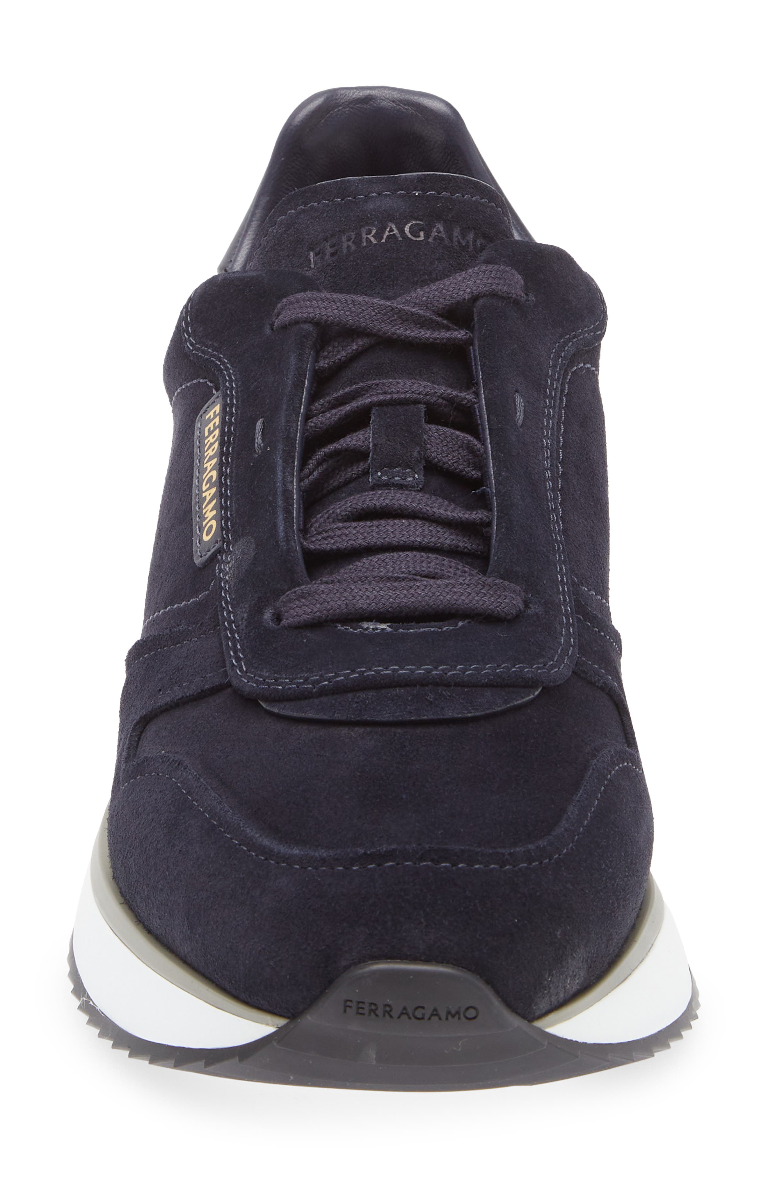 FERRAGAMO America Sneaker, Alternate, color, Navy