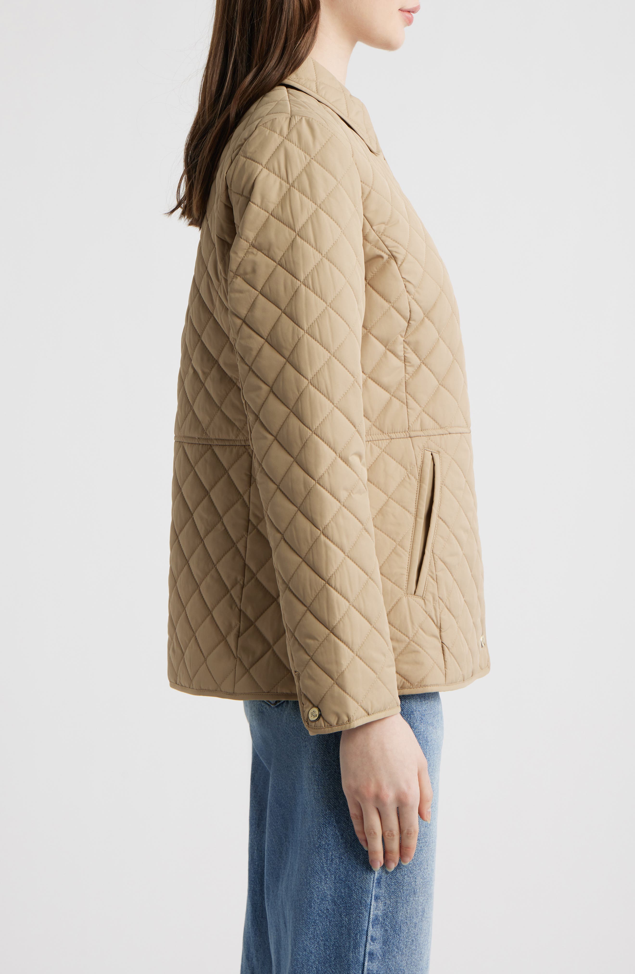 Женские Lauren Ralph Lauren Diamond Quilted Jacket — фото 3