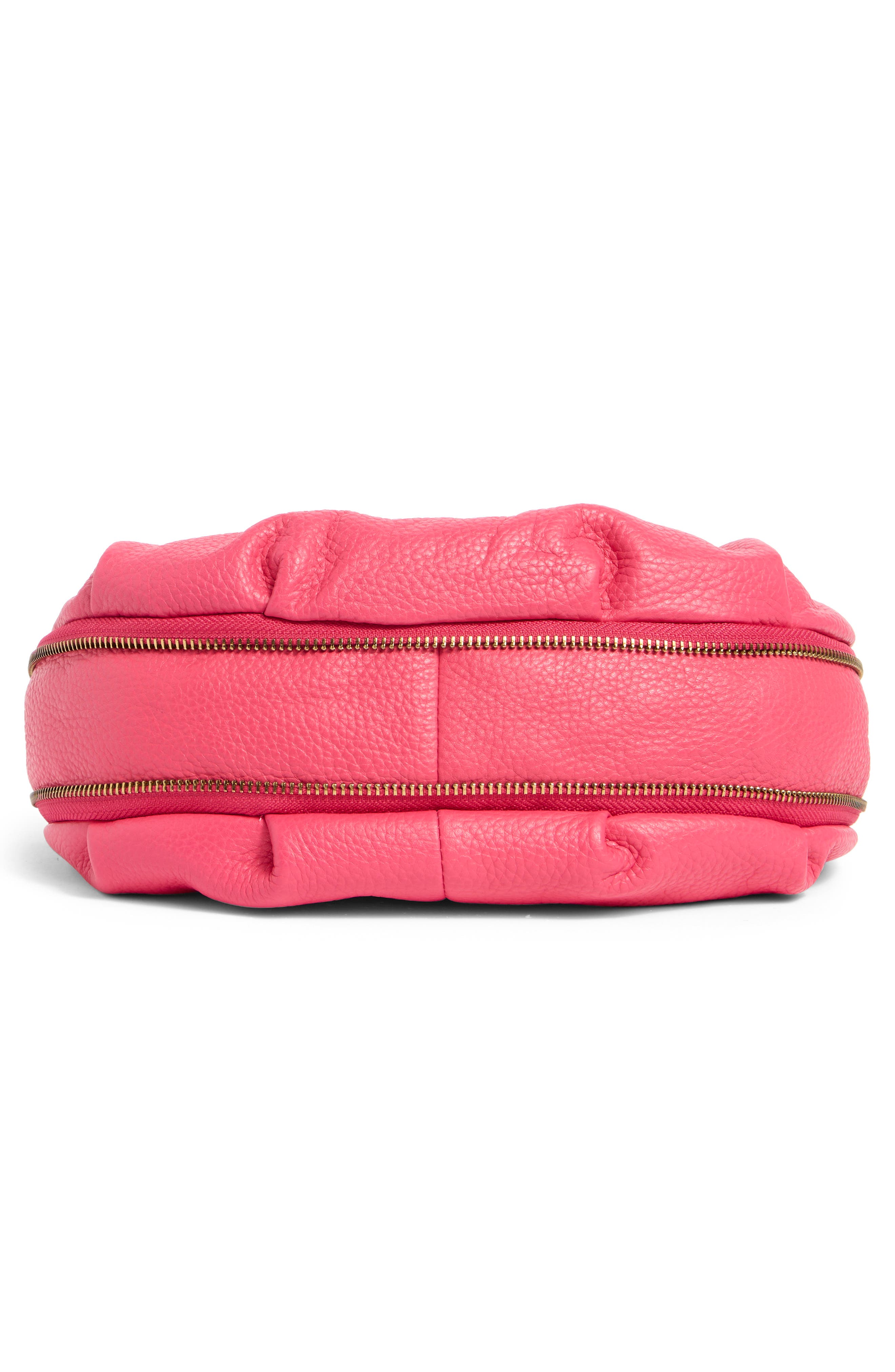 AIMEE Starlight Top Handle Leather Bag, Alternate, color, Raspberry Sorbet