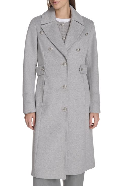 Notch Lapel Military Coat