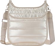 Miztique Puffy Quilted Nylon Crossbody Bag