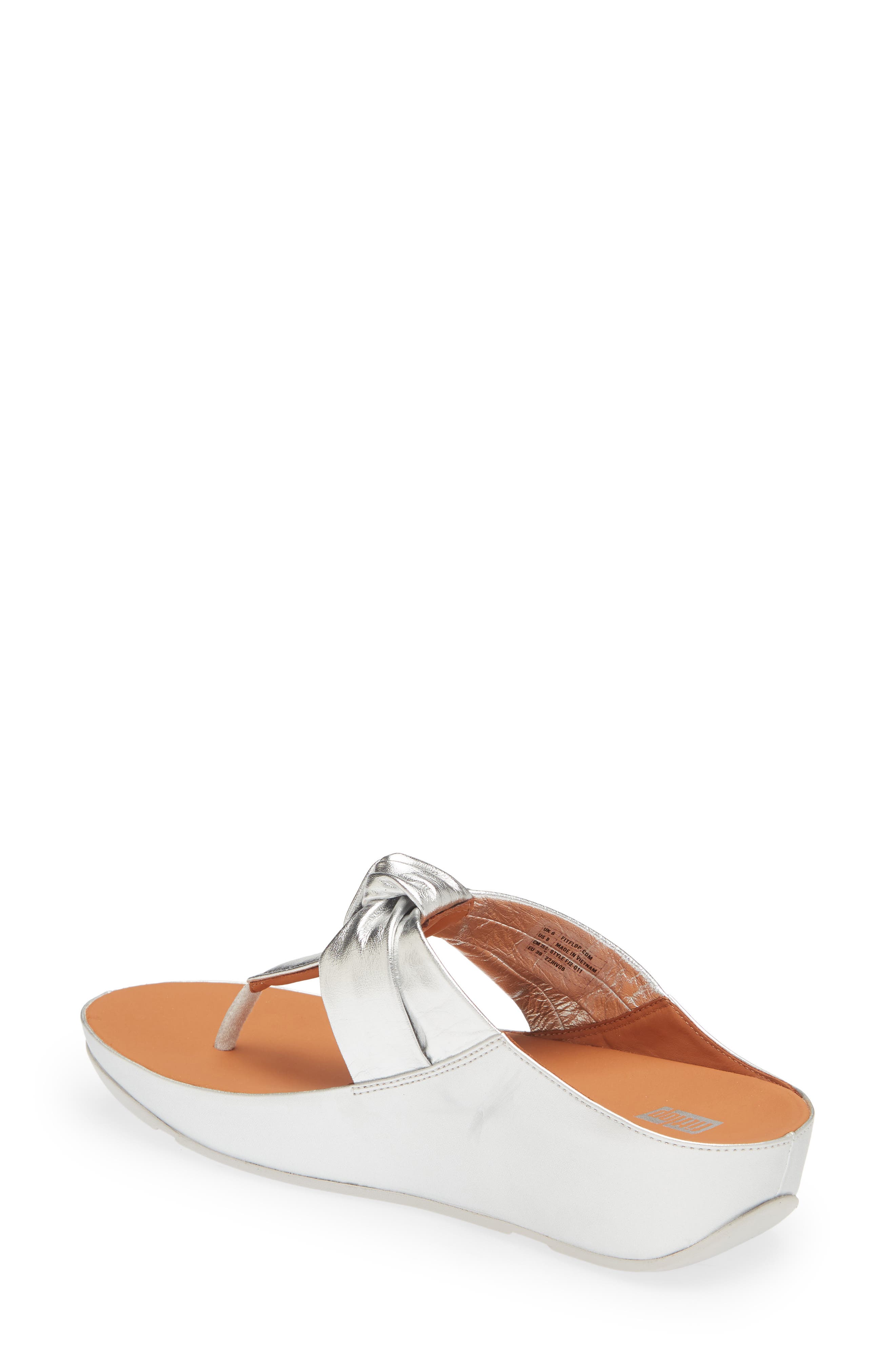 FitFlop Twiss II Knot Wedge Sandal, Alternate, color, 
