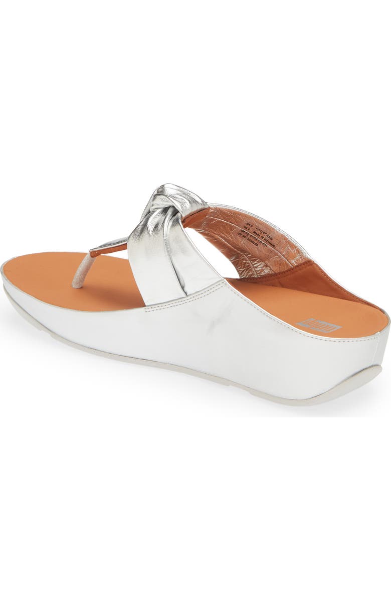 FitFlop Twiss II Knot Wedge Sandal, Alternate, color,