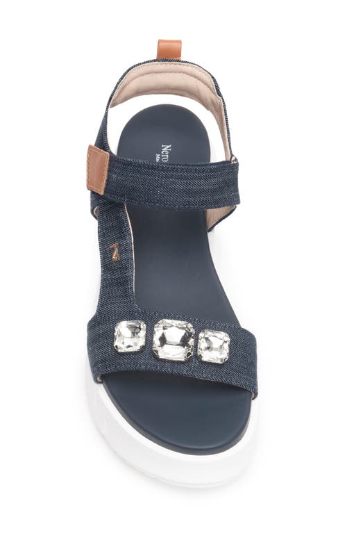 Nerogiardini Ankle Strap Platform Sandal In Multi