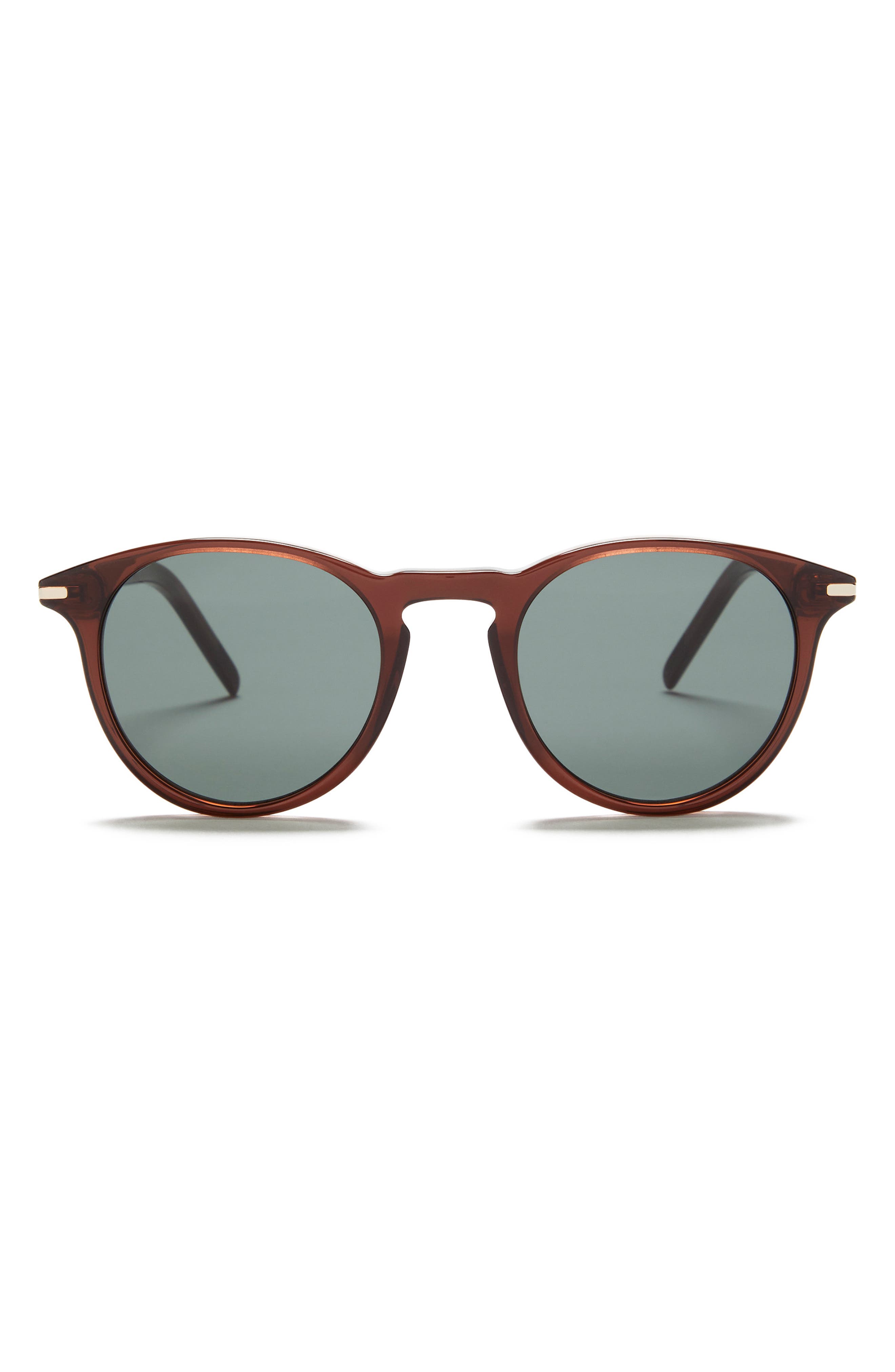 PAIGE Caylen 47mm Round Sunglasses