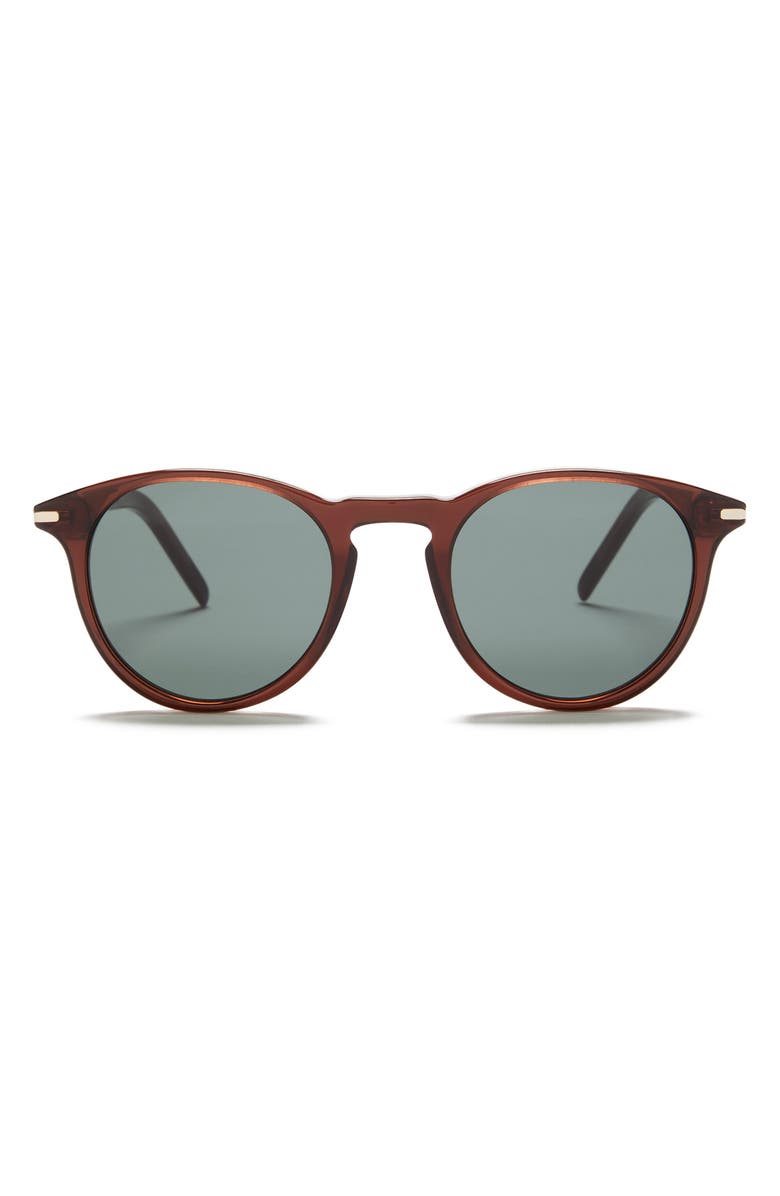 PAIGE Caylen 47mm Round Sunglasses, Main, color,