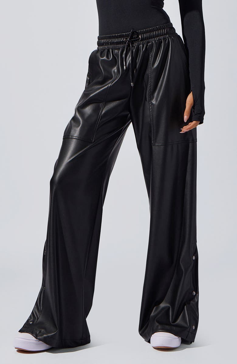 Heroine Sport Cara Wide Leg Pants, Main, color, Black